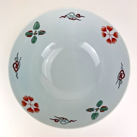 Vintage 10" Andrea by Sadek #6284 Porcelain Bowl Koi Fish & Underwater Flora - Picture 5 of 9